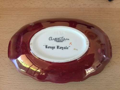 Carltonware Rouge Royale twin handled dish