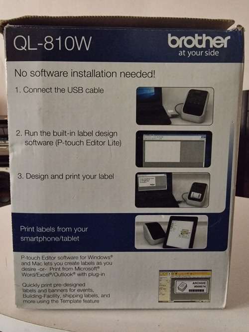Professional Wireless Network Label Printer - Brother QL-810W
