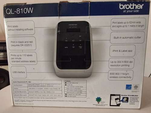 Professional Wireless Network Label Printer - Brother QL-810W