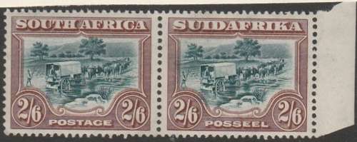 UNION  of  South Africa      1927  LONDON  printing UNMOUNTED MINT  2/6d