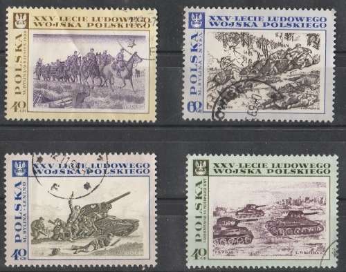 POLAND     25TH ANNIVERSARY     PEOPLES ARMY   SHORT SET