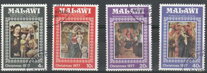 MALAWI    XMAS   FULL SET  1977