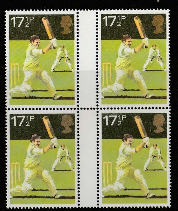 GREAT BRITAIN  GUTTER BLOCK   SG615