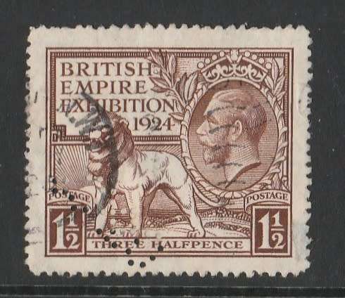 GREAT BRITAIN   1924      SG112   BROWN  BRITISH EMPIRE EXHIBITION