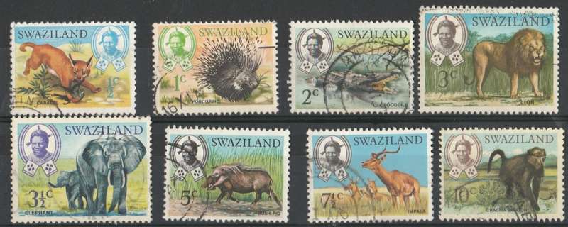 SWAZILAND     1969   SG160-167  NATIONAL WILD