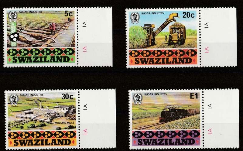 SWAZILAND   SG408-411    SUGAR INDUSTRY    FULL SET  MINT