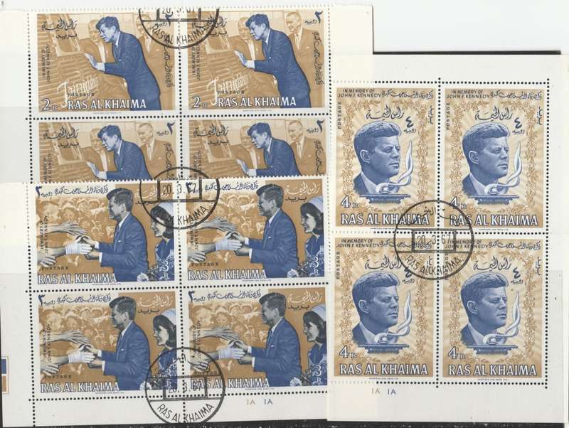 UAE     SA ALKAIMA        IN MEMORY OF PRESIDENT KENNEDY   1967     CONTROL BLOCKS