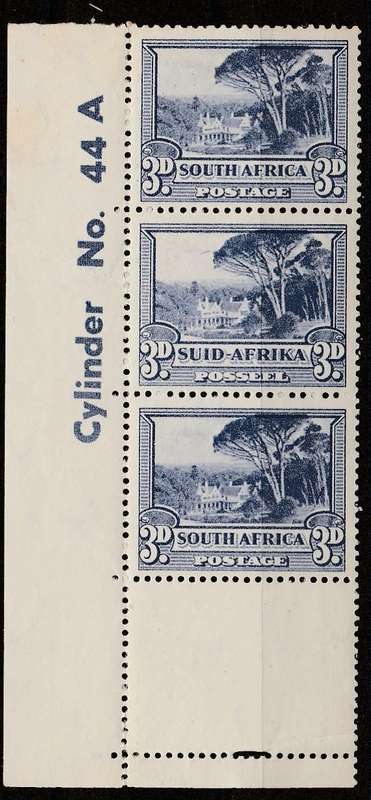 UNION     S.A. 33/48  3d VARIETY   `   UHB   ISSUE 5  VARIETY  4   SHORT CUEVED LINE AT LEFT OF TREE