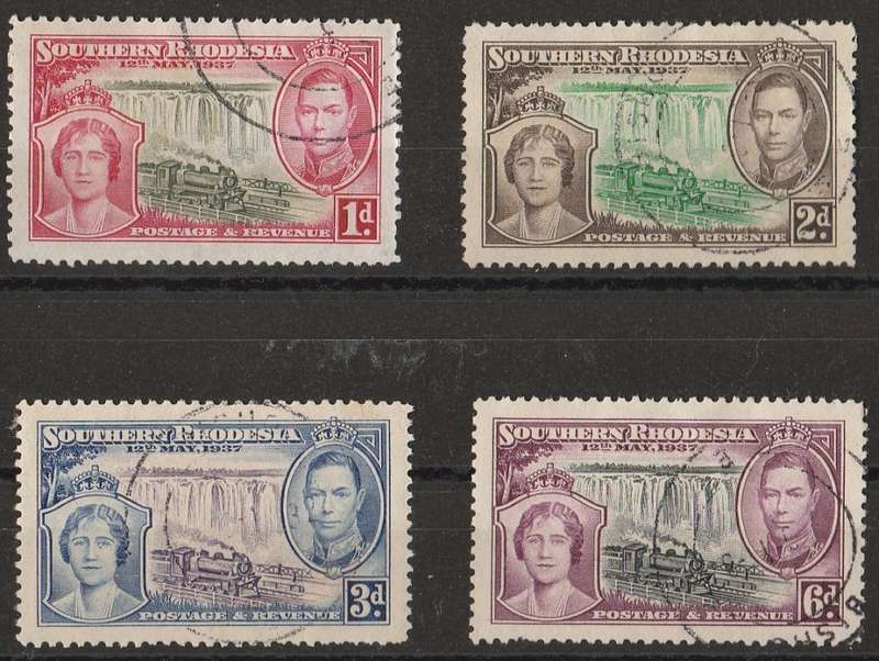 SOUTHERN RHODESIA  1937   CORONATION  KING GEORGE V1