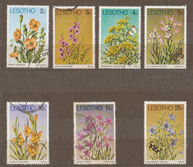 LESOTHO   1977  FULL SET   SG322-328