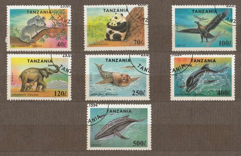 TANZANIA   1994      SG1807-1813  FULL SET