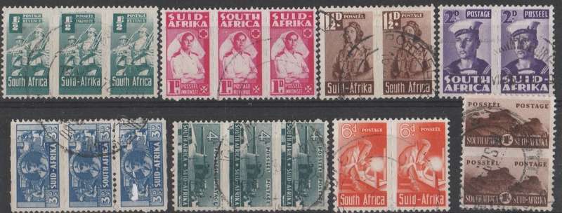 UNION OF SOUTH AFRICA   SMALL WAR COMPLETE SET   SACC95-102