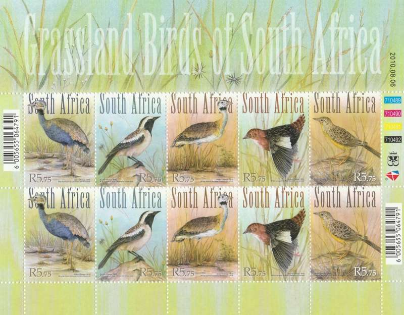 RSA   GRASSLAND BIRDS  FULL SHEET     2010    SACC 2081-2085   FULL SHEET