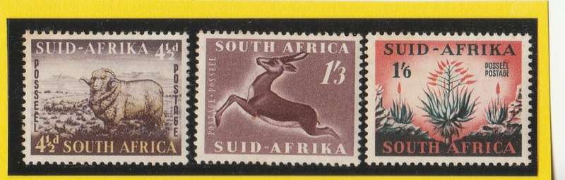 UNION OF SOUTH AFRICA        SACC  145-147  FULL SET    UMM