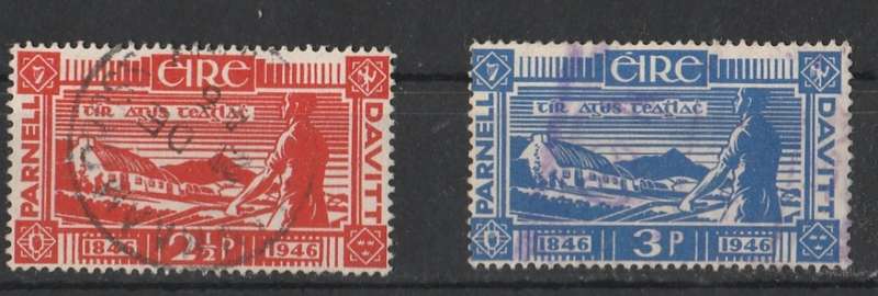 IRELAND  1946   BIRTH CENTENARY    DAVITT  ---  PARNEL  SG138/138 FULL SET