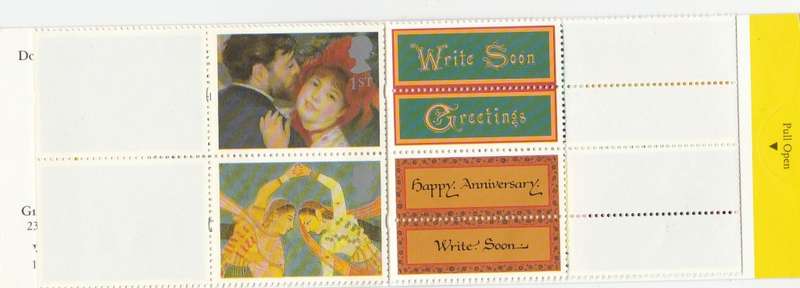 GREAT BRITAIN        GREETINGS STAMPS     30 MINT STAMPS IN BOOKLET