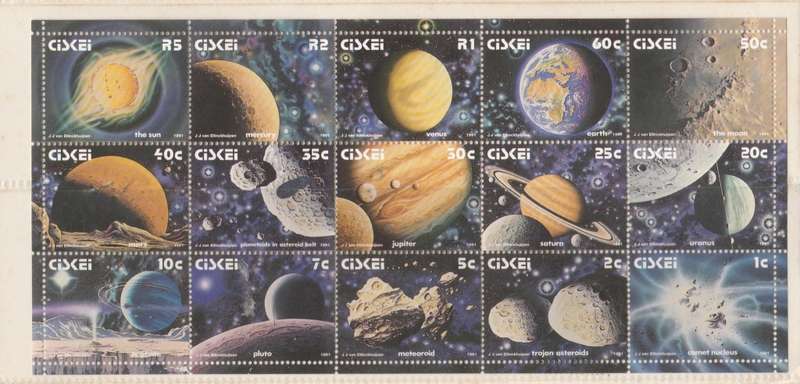 RSA        CISKEI   HAILIES COMET  SENTENANT STRIP MINT    SACC 87-996  UMM