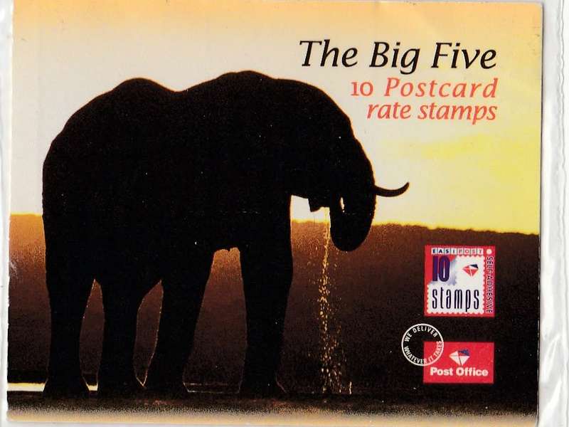 RSA   BOOKLET BIG FIVE  SACC 1768  CV  R350