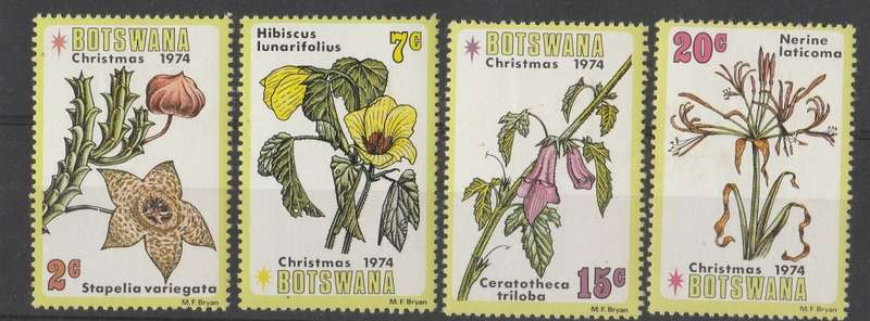 BOTSWANA     1974    SCOTT    128-131