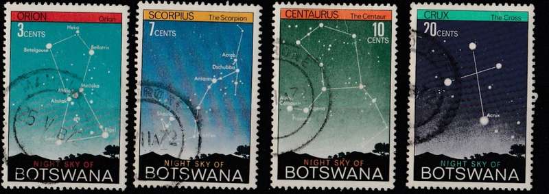 BOTSWANA     1972   SCOTT   84-87