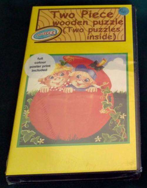 Two 2 piece Wooden Puzzles