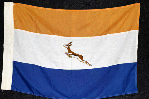South African Rugby Flag 1960 - Used at Ellis park Test Mach between Springbok's and All Blacks