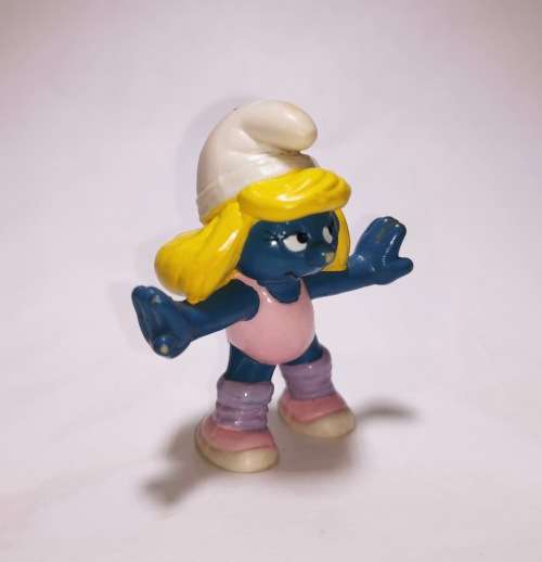 Rare 20183 Aerobic Smurfette - Original