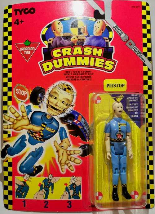 Rare Tyco The Crash Dummies.  1991.  Pitstop.