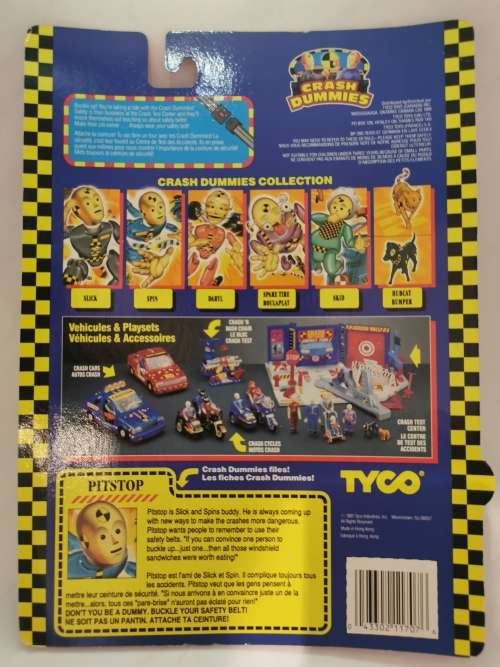 Rare Tyco The Crash Dummies.  1991.  Pitstop.