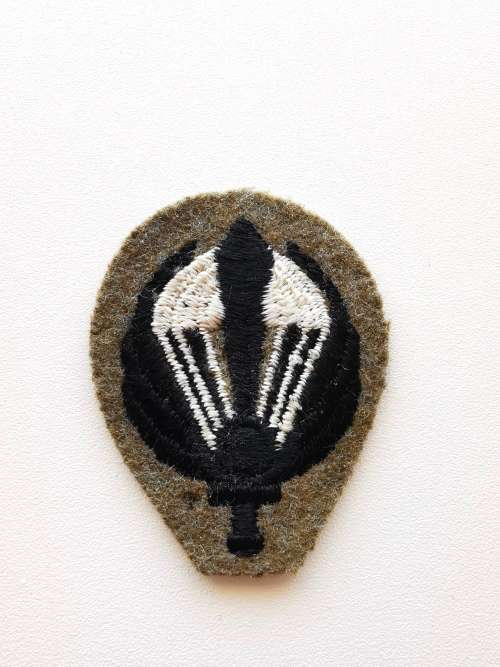 Rare Italian Post WWII Cloth Paratrooper Badge