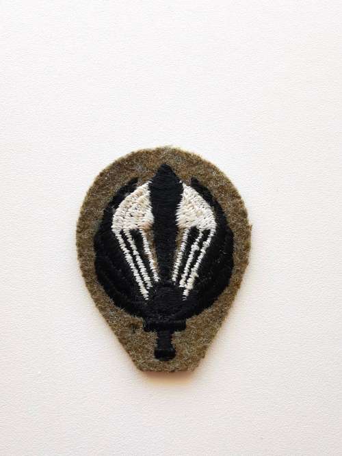 Rare Italian Post WWII Cloth Paratrooper Badge
