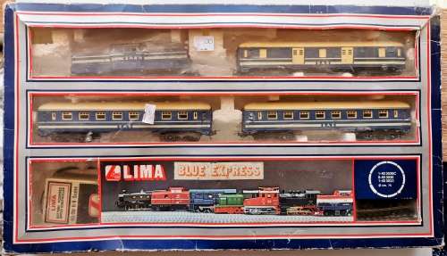 Rare Vintage Lima Train Set.  Made in Italy.  SA Railways SAR/SAS.