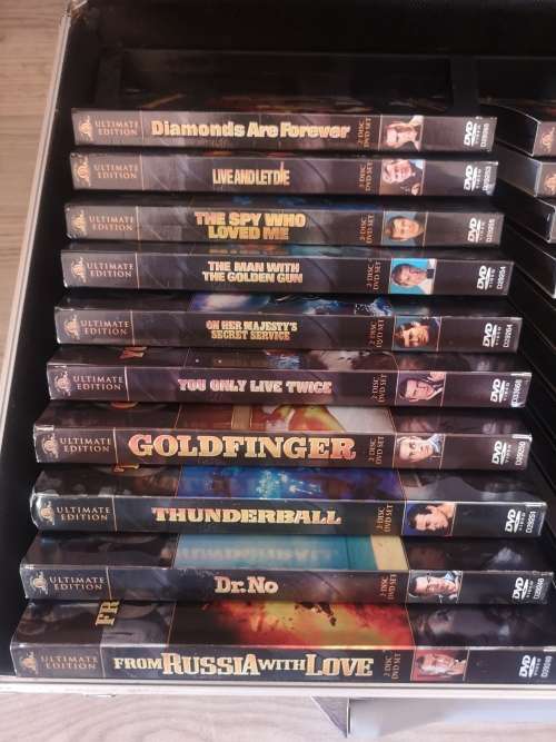 James Bond DVD Collection with Case