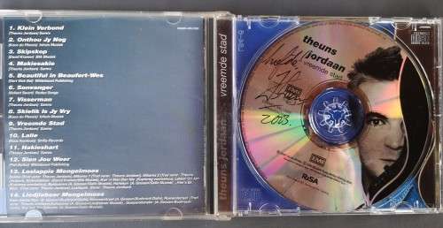 Theuns Jordaan - Vreemde Stad (CD, geteken deur Theuns)
