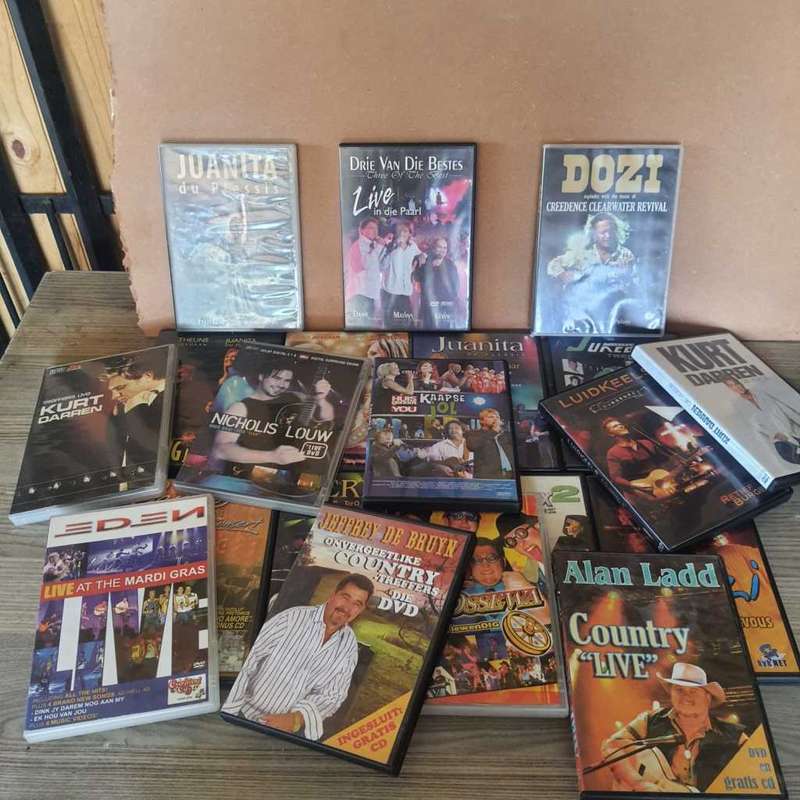 Afrikaanse Musiek DVD`s x 20