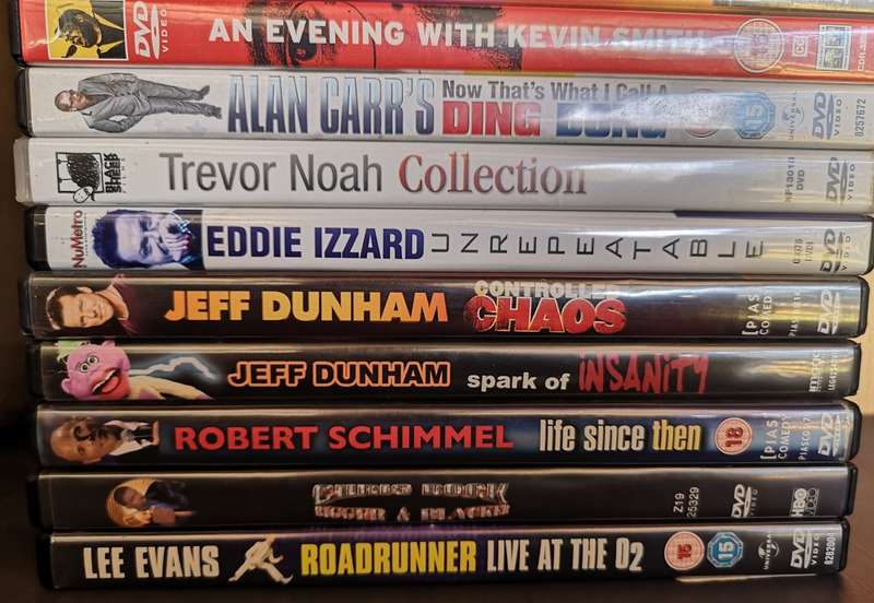 Comedy DVD and CD Bundle (14 x DVD,  3 x CD)