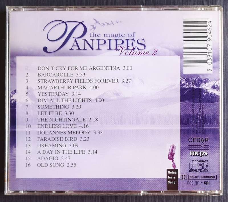 The Magic of Panpipes - Vol. 2 (CD)