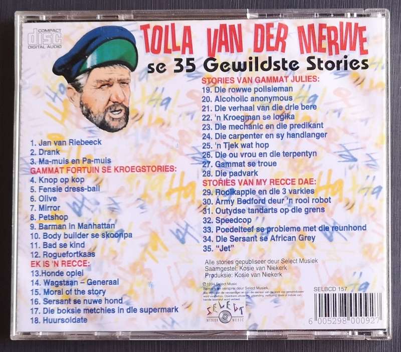Tolla van der Merwe - 35 Gewildste Stories (CD)