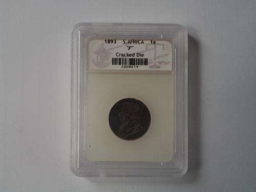 1893 SA 1 Shilling "Cracked Die"
