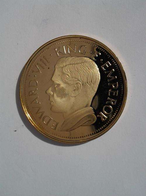 EDWARD VIII 1936 SOUTH AFRICA BRONZE PROOF PATTERN CROWN