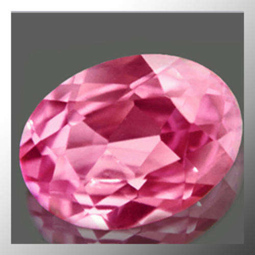 Genuine Topaz 1.86ct Carnation Pink Oval Faceted, Gemstone