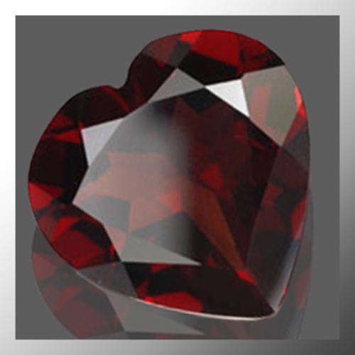 Natural Pyrope Garnet 0.90ct Red Heart Faceted, Gemstone