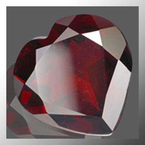 Natural Pyrope Garnet 1.15ct Red Heart Faceted, Gemstone