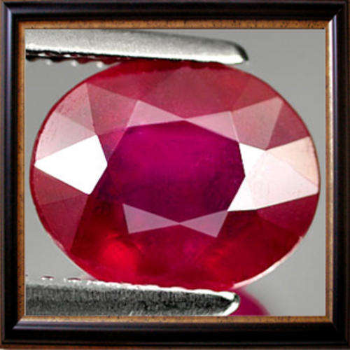 Natural Ruby 2.47ct Blood Red Oval Facet, Alluring Gemstone