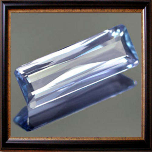 Natural Tanzanite 0.55ct Violet Blue Octagon Facet, Clean Gemstone