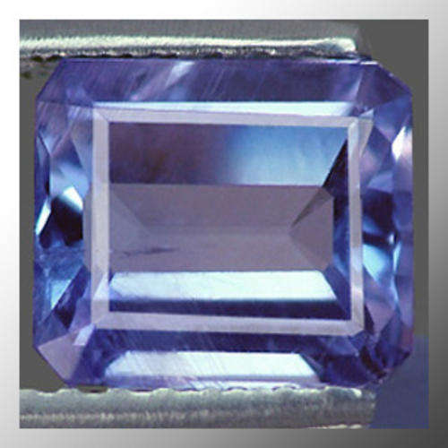 Natural Tanzanite 1.34ct Bluish Violet Octagon Facet, Gemstone