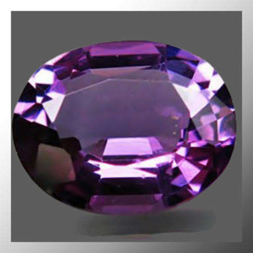 Natural Amethyst 1.17ct Purple Oval Facet, Gemstone