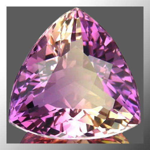 Natural Ametrine 2.50ct Golden Purple Cushion Facet, Gemstone