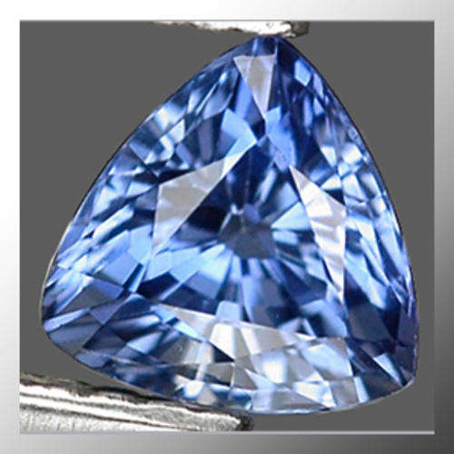 Natural Sapphire 1.35ct Cornflower Blue Trillion Facet, Gemstone