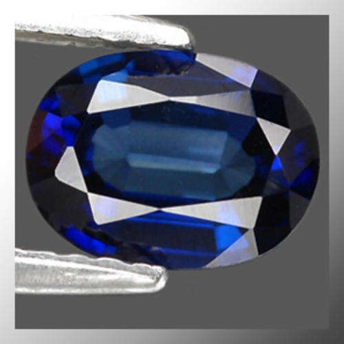 Genuine Sapphire 1.57ct Blue Oval Facet, Gemstone